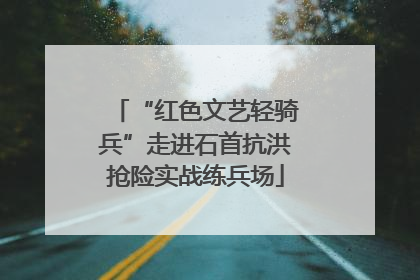 “红色文艺轻骑兵”走进石首抗洪抢险实战练兵场