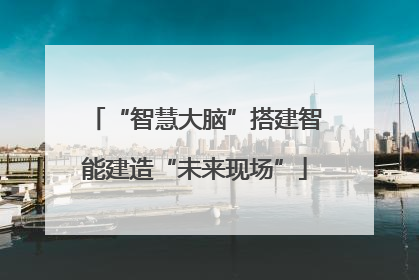 “智慧大脑”搭建智能建造“未来现场”