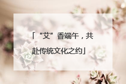 “艾”香端午，共赴传统文化之约