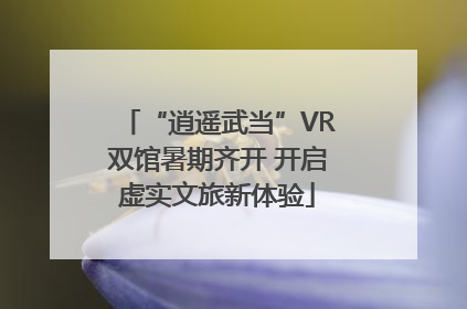 “逍遥武当”VR双馆暑期齐开 开启虚实文旅新体验