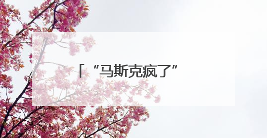 “马斯克疯了” 特朗普威胁终止对其政府补贴及合同