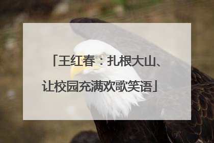 王红春：扎根大山、让校园充满欢歌笑语
