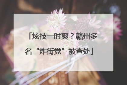 炫技一时爽？赣州多名“炸街党”被查处