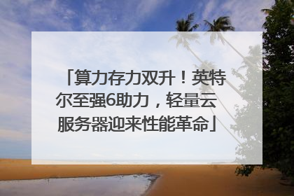算力存力双升！英特尔至强6助力，轻量云服务器迎来性能革命