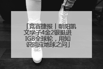 竞赛捷报丨朝阳凯文学子4金2银挺进IGB全球轮，用知识回应地球之问