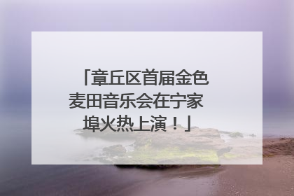章丘区首届金色麦田音乐会在宁家埠火热上演！