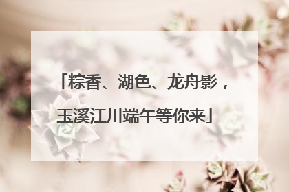 粽香、湖色、龙舟影，玉溪江川端午等你来