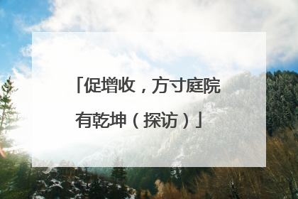 促增收，方寸庭院有乾坤（探访）