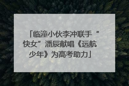 临潼小伙李冲联手“快女”潘辰献唱《远航少年》为高考助力