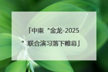 中柬“金龙-2025”联合演习落下帷幕
