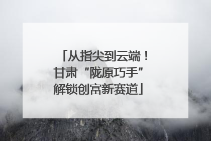 从指尖到云端！甘肃“陇原巧手”解锁创富新赛道