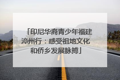 印尼华裔青少年福建漳州行：感受祖地文化和侨乡发展脉搏