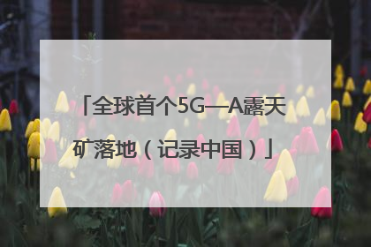 全球首个5G—A露天矿落地（记录中国）
