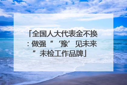 全国人大代表金不换：做强“‘豫’见未来”未检工作品牌