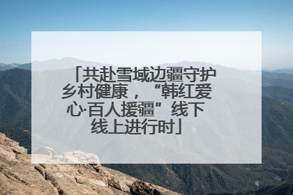 共赴雪域边疆守护乡村健康，“韩红爱心·百人援疆”线下线上进行时