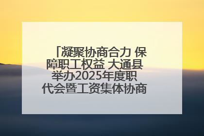 凝聚协商合力 保障职工权益 大通县举办2025年度职代会暨工资集体协商现场观摩交流活动