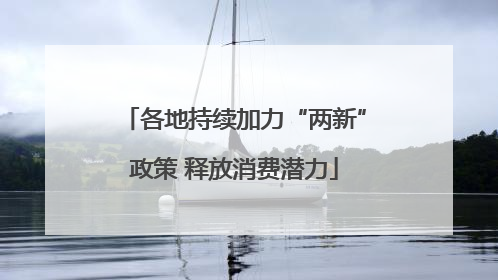 各地持续加力“两新”政策 释放消费潜力
