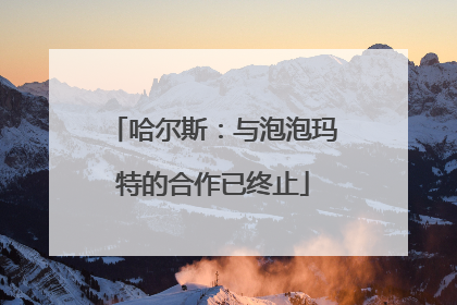 哈尔斯：与泡泡玛特的合作已终止