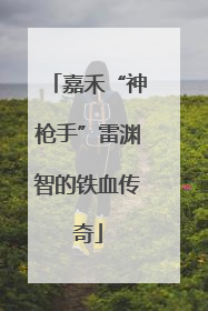嘉禾“神枪手”雷渊智的铁血传奇