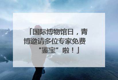 国际博物馆日，青博邀请多位专家免费“鉴宝”啦！