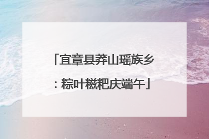 宜章县莽山瑶族乡：粽叶糍粑庆端午