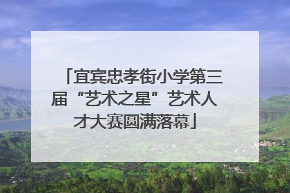 宜宾忠孝街小学第三届“艺术之星”艺术人才大赛圆满落幕
