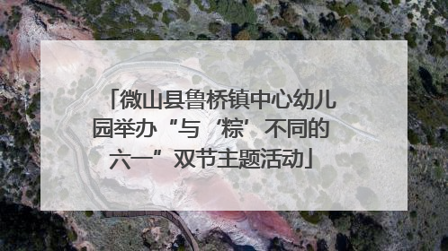 微山县鲁桥镇中心幼儿园举办“与‘粽’不同的六一”双节主题活动