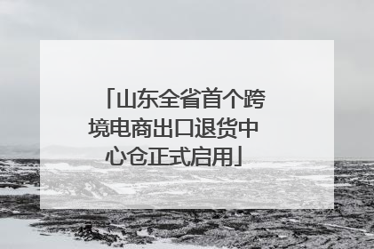 山东全省首个跨境电商出口退货中心仓正式启用