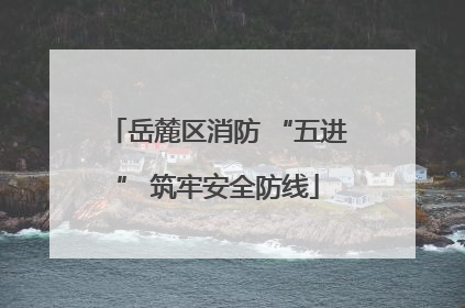 岳麓区消防 “五进” 筑牢安全防线