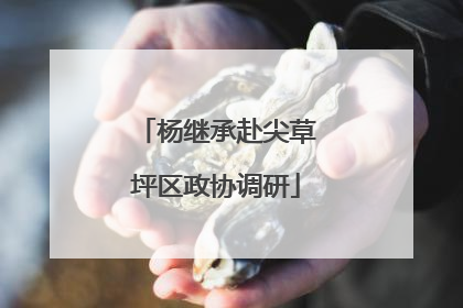 杨继承赴尖草坪区政协调研