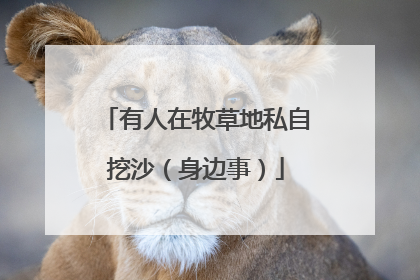 有人在牧草地私自挖沙（身边事）