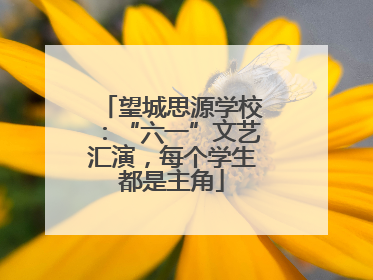 望城思源学校：“六一”文艺汇演，每个学生都是主角