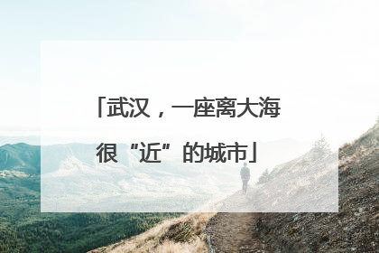 武汉，一座离大海很“近”的城市