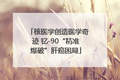 核医学创造医学奇迹 钇-90“精准爆破”肝癌困局