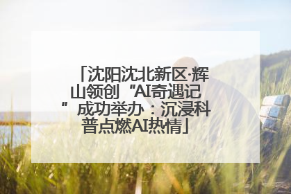 沈阳沈北新区·辉山领创“AI奇遇记”成功举办：沉浸科普点燃AI热情