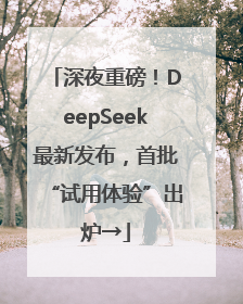 深夜重磅！DeepSeek最新发布，首批“试用体验”出炉→