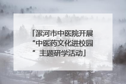 漯河市中医院开展“中医药文化进校园”主题研学活动