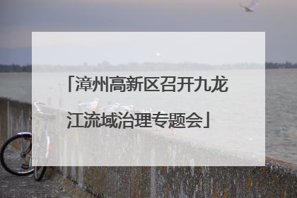 漳州高新区召开九龙江流域治理专题会