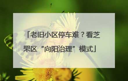 老旧小区停车难？看芝罘区“向阳治理”模式