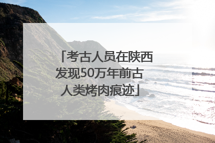 考古人员在陕西发现50万年前古人类烤肉痕迹