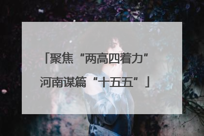 聚焦“两高四着力” 河南谋篇“十五五”