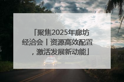 聚焦2025年廊坊经洽会丨资源高效配置，激活发展新动能