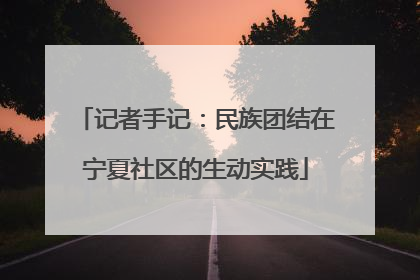 记者手记：民族团结在宁夏社区的生动实践