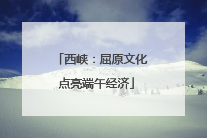 西峡：屈原文化点亮端午经济