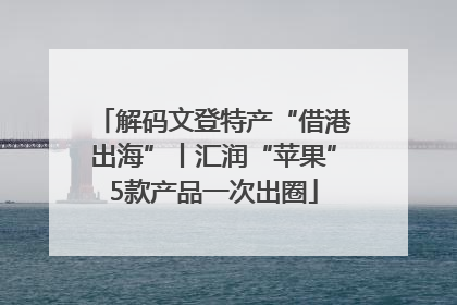 解码文登特产“借港出海”丨汇润“苹果”5款产品一次出圈