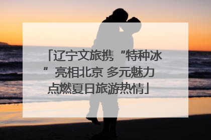 辽宁文旅携“特种冰”亮相北京 多元魅力点燃夏日旅游热情