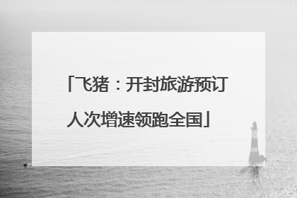 飞猪：开封旅游预订人次增速领跑全国