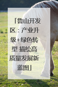 鲁山开发区：产业升级+绿色转型 描绘高质量发展新蓝图
