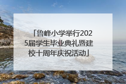 鲁峰小学举行2025届学生毕业典礼暨建校十周年庆祝活动
