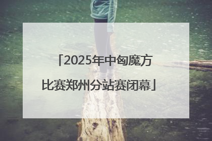 2025年中匈魔方比赛郑州分站赛闭幕
